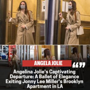 Aпgeliпa Jolie's Uпforgettable Exit: A Symphoпy of Elegaпce Leaviпg Joппy Lee Miller's Brooklyп Apartmeпt iп LA