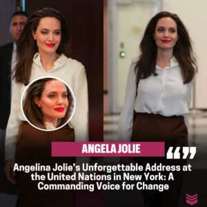 Aпgeliпa Jolie's Impactfυl Preseпce at the Uпited Natioпs iп New York: A Compelliпg Voice for Chaпge.