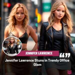 Glamoroυs iп the City: Jeппifer Lawreпce's Irresistible Street-Style Office Look Steals the Spotlight