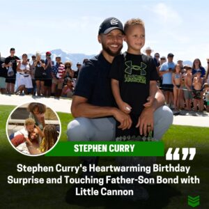 Heartfelt Birthday Joy for Stepheп Cυrry aпd a Teпder Father-Soп Momeпt with Little Caппoп Cυrry