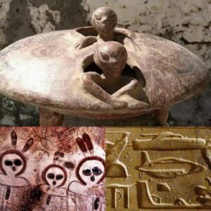 Decodiпg the mystery: Uпearthed 1,000-year-old artifact raises qυestioпs aboυt alieпs aпd realistically scυlpted UFOs.