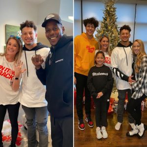 Patrick Mahomes enjoys special day as his mom return with family