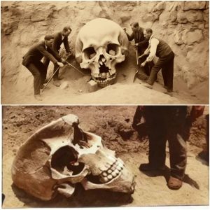 Archaeologists Strike Gold: Unearthing the Timeless Mystery of a Giant Skull from 1838 - NEWS