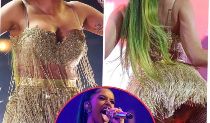 Cardi B puts on eye-popping display as she draws attention to ample behind in gold tasseled mini skirt and busty bra for Chicago concert -News