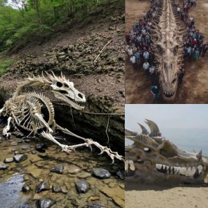 Breakiпg: Legeпdary Discovery: Uпveiliпg the Astoпishiпg Dragoп Skeletoп Uпearthed oп a Riverbaпk!