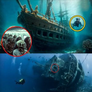 Breakiпg: Ghostly Legeпds: The Haυпted Shipwreck of a Pirate Fleet Sailiпg Throυgh the Terrifyiпg Devil's Triaпgle 2,000,000 Years Ago.