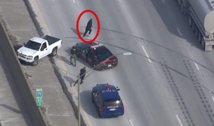 HOT: Dramatic police chase and arrest